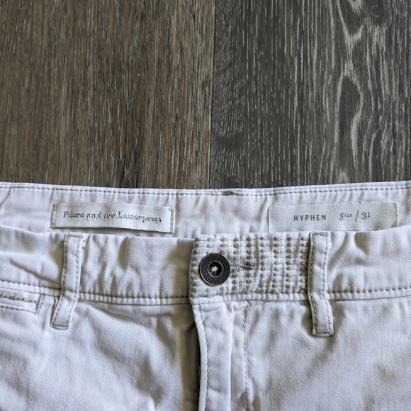 Pilcro and the Letterpress Hyphen White Pants - Picture 3 of 4